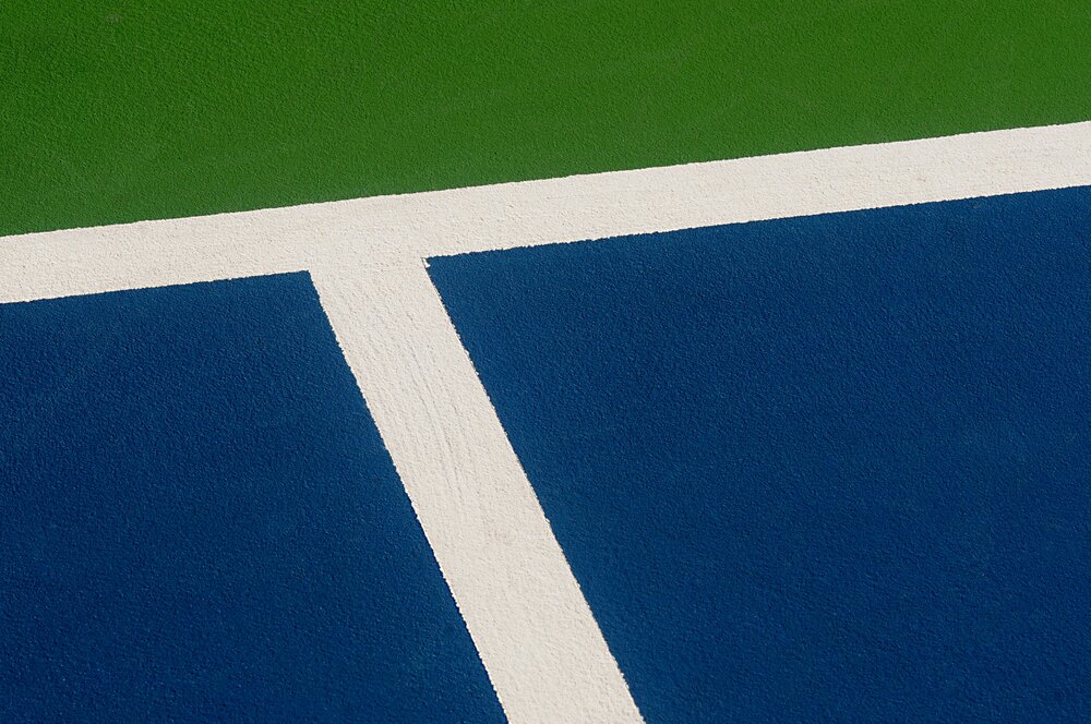 paint pickleball court lines